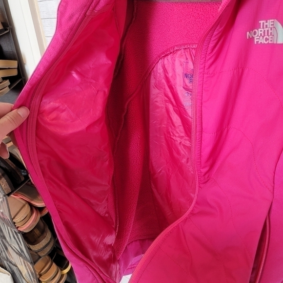 THE NORTH FACE SUMMIT SERIES WINDSTOPPER HOT PINK FULL ZIP HOODED JACKET… - Picture 9 of 16